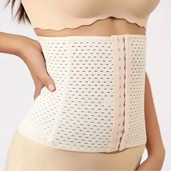 Breathable Beige waist training, slimming belt!! NEW! - Picture 3 of 3
